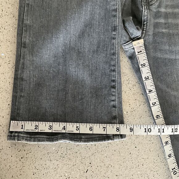 7 For All Mankind Jeans Women Size 30 Charcoal Italian Fabric Classic Bootcut - Picture 6 of 12
